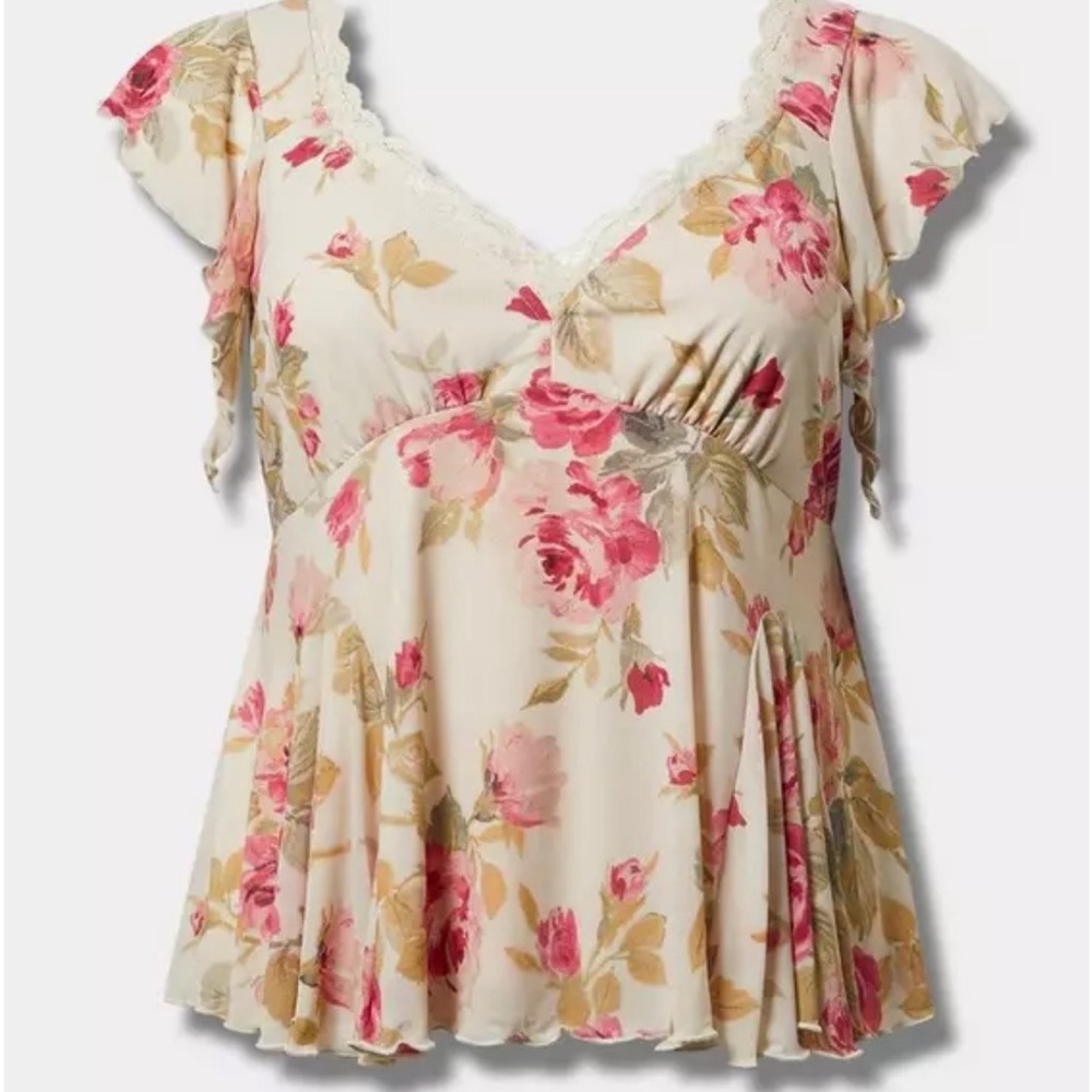 Torrid Floral Print Women's Top